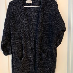 Navy Knit Cardigan